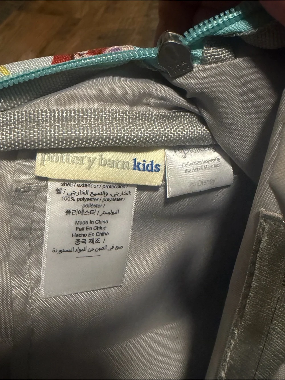 Disney princess pottery barn kids backpack